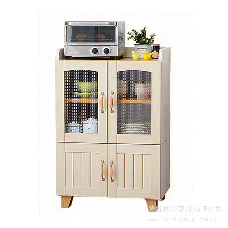 日式家用餐边柜简约现代多功能储物柜茶水碗