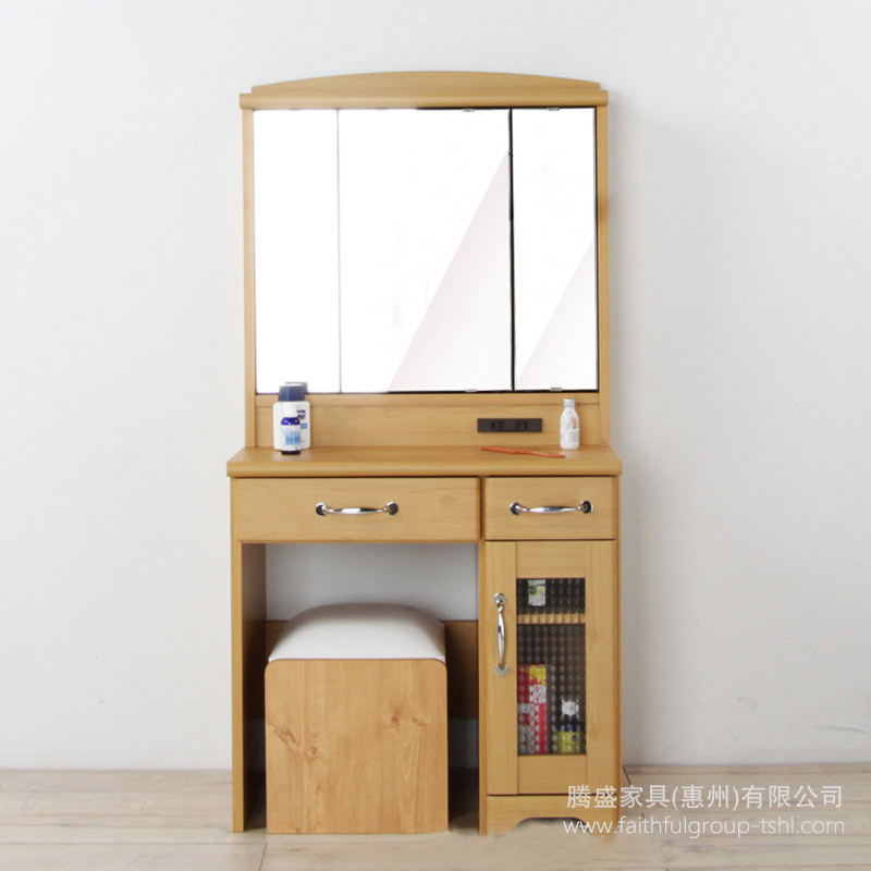 小户型迷你卧室省空间日式组装北欧化妆桌